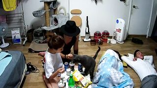 IP 스시남과 술자리 친구들 자는데 스킨쉽과 이후 친구들 보내고 섹스 ipcam (1)