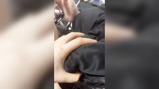 친구들과 장난(레즈 가슴 빨기) (4) 2