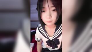 선원복을 입은 귀여운 아가씨 korean bj