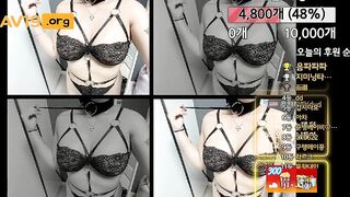 지민 팬방_보지노출 [구슬팬티 샤워중 자위] korean bj
