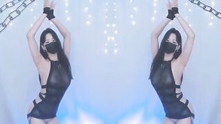 VIP팬방 - 젖가슴 보이는 시스루 꼴릿한 팬티 은꼴댄스 korean bj