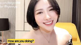 태국 인플루언서 레스토랑에서 진동기 자위 china