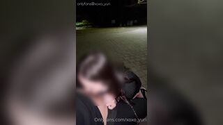 인적 드문 공원에서 개목줄에 질싸 2