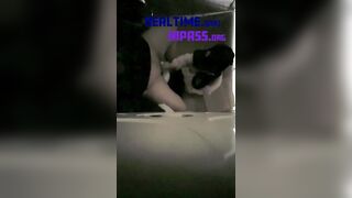 화장실간단시리즈 나이키녀 & 몽클레어녀 2명 (3)