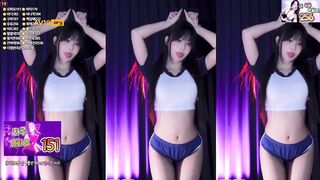 bj 하루 부르마 엉큰녀 리액션 korean bj