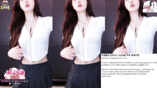 슬렌더 몸매 1티어 BJㄱㅈㅅ연 테니스 치마 korean bj