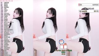 돌핀팬츠 엉덩이 털면서 트월킹 댄스 BJㅇ름 korean bj