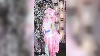 신작✨연우_귀칼 "미츠리" 코스프레 3V - 2