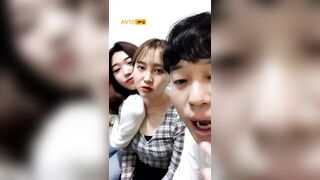 볼매BEST_2대1 팬방 ☆ 귀여운 게스트녀들 서로 레즈키스.물빨