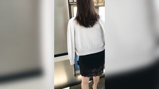 【再販】052ぽっちゃりスタイルのお姉さん逆さ＋スタイル抜群なOLお姉さん２人逆さ voyeur jp (2)