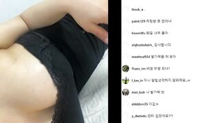 주말에 라방키고 팬들 소통 ㅈr위하는년 korean porn vip