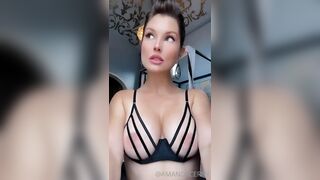 Amanda Cerny Nude Nipple See-Through Onlyfans Set Leaked - Leak