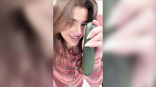 Ari Kytsya Drills Her Pussy With A Cucumber OnlyFans
