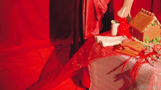 Meg Turney Nude Christmas Lingerie Strip Onlyfans Set Leaked - Leak