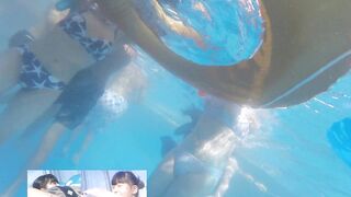 【顔出し】プールの中の秘密（２７） voyeur jp 01-160426