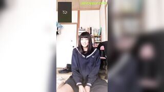 田舎の制服娘とえっちなビデオ通話しちゃいました！ jvip 01-190426