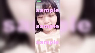【お宝 自撮り 完全素人】スマホ配信　ライブチャット【パイパン美乳】 jvip