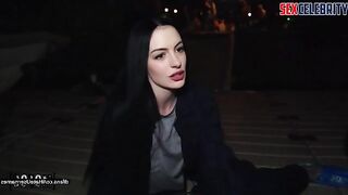She liked what he did to her in the tent - Anne Hathaway internet celeb WPOP ALLPOP