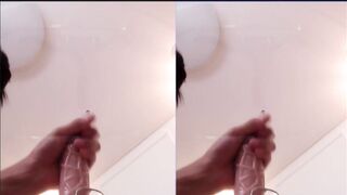(한국야동) 투명한 의자위에 딜도 세팅하고 자위하는 서안 korean porn vip
