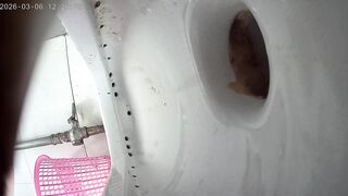 【最高画質トイレショット】大学寮シリーズ：排便アルバム - 15時間、女子学生200人以上 toilet 3 02-150526