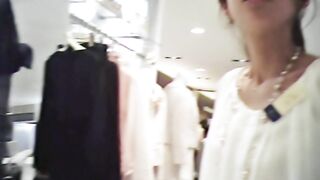 digi-tents 白レース綿パンツ 店員さん voyeur jp 160526