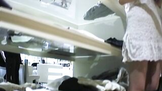 digi-tents – 76 ハンカチ売り場の制服店員さん 百貨店, 77 化粧系-制服店員さん 薄ピンクドット,78 ギャル店員さんのHな縞々パンツ, 79 美人モデル店員さん 薄ピンクＴバック voyeur jp 160526