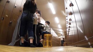 【実録、更衣室○撮 vol.26】～金髪エース級家族編～ voyeur jp 170526