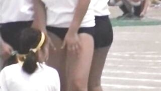 【素人撮影】 巨乳JSの胸ポチ動画集 その2 (おっぱい透け 乳揺れ ノーブラ ブルマ 運動会) voyeur jp 180526