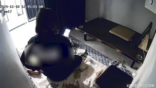 (한국야동) 룸카페에서 커튼치고 섹스후 취침 korean porn vip