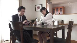 NKKD-198 Big breasted wife Haruna Hana gets massaged by a bulging s... Reducing Mosaic JAV