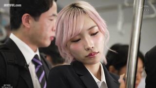 HMN-858 Appearing! Reverse Pervert Gal A Perverted Girl On A Train Reducing Mosaic JAV