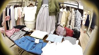 店員撮り１６０ 行くぜ同地区撮りⅲ パンティレディ三姉妹 長女 仕草がキュートな魔女さん voyeur jp