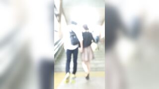 パンチラ盗撮 olさん ピンクのtバックを発見 隣に彼氏がいたけど勝手に撮影 voyeur jp